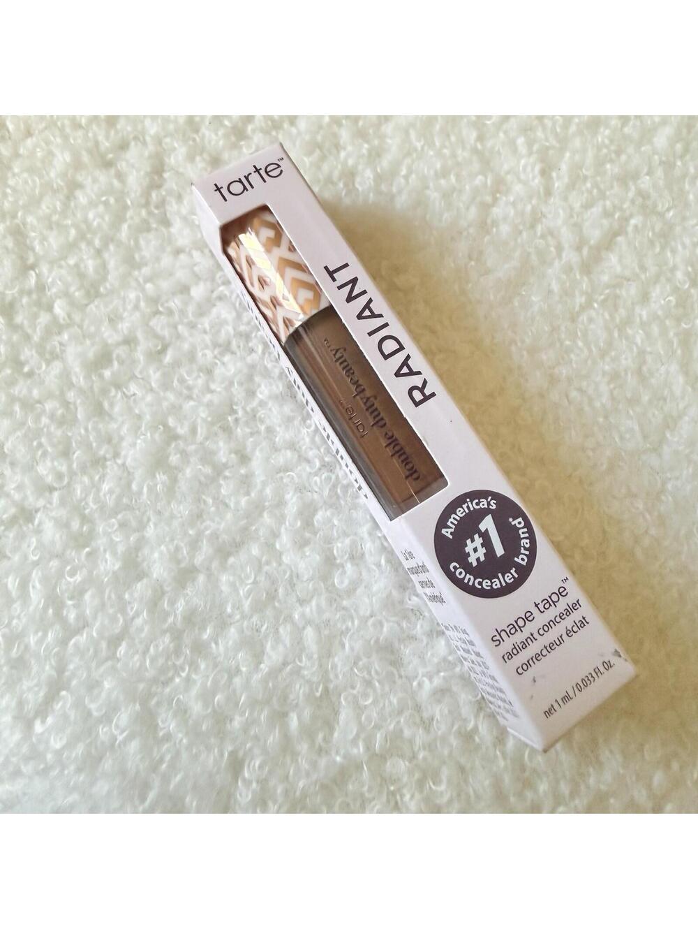 tarte Shape Tape Radiant Concealer Medium-Buildable 60N Mahogany .033 floz
